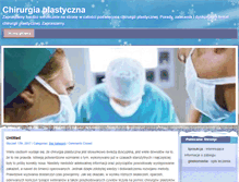 Tablet Screenshot of chirurgiaplastyczna.plastycznachirurgia.eu
